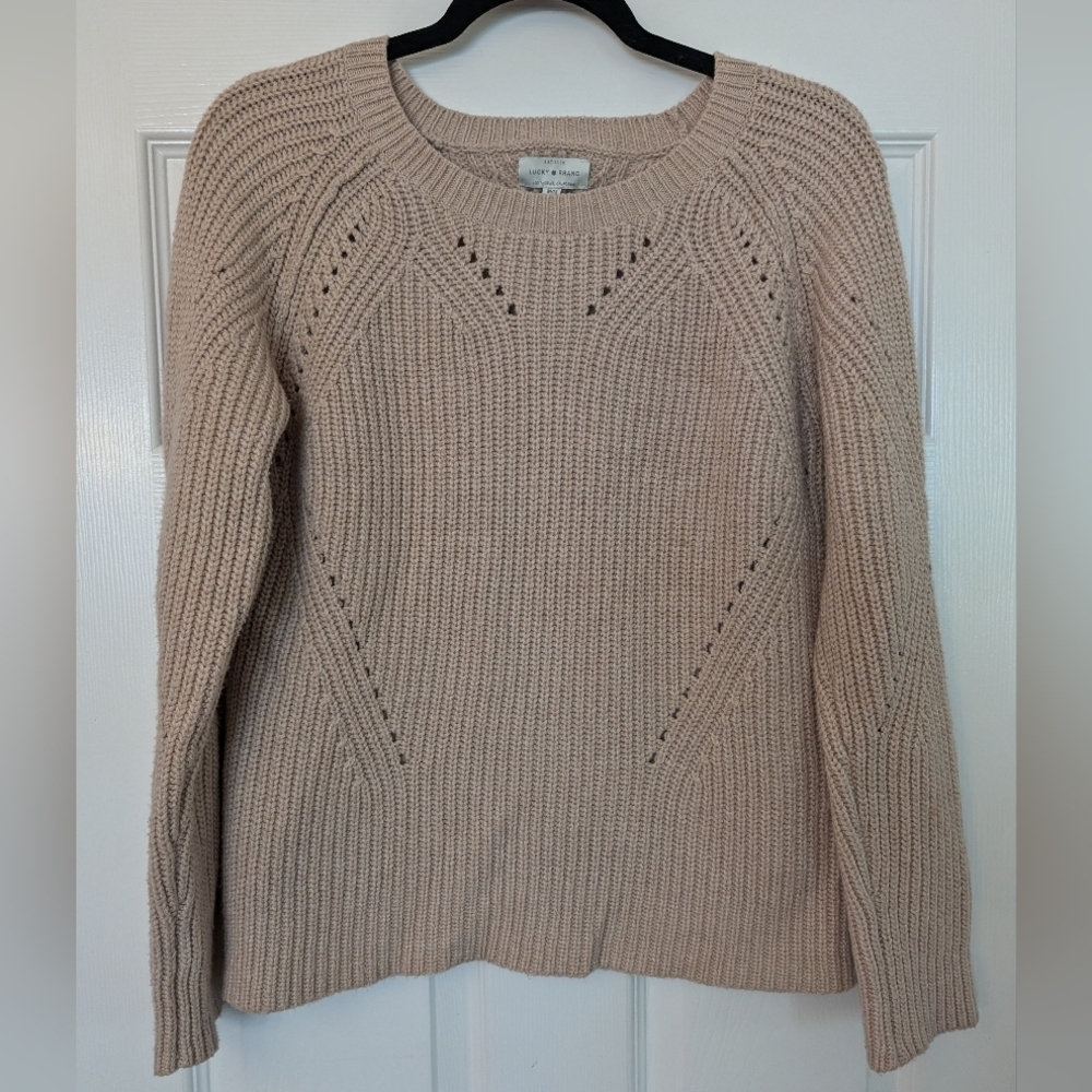 LUCKY BRAND Open Knit Sweater